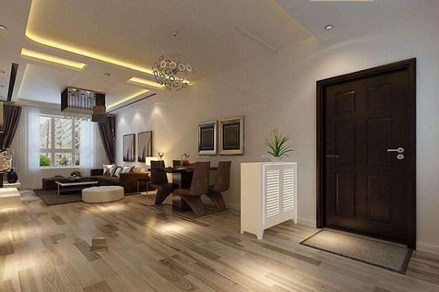 木質地板調節濕度與溫度示意圖