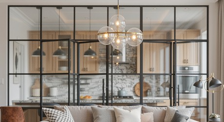 精緻玻璃衣櫥門，為台中臥室增添時尚感與實用性