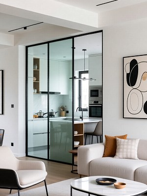 大里區住戶張太太對JS鋁框拉門的評價照片