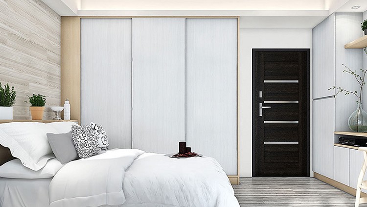 臻興拉門新北廚房玻璃拉門