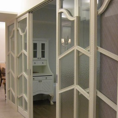 臻興拉門新北書房多功能鋁框拉門