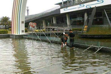 鷹架權威提供台中CNS4750廣告鷹架服務