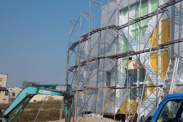 鷹架權威台中CNS4750工程安全網設置