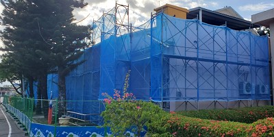 俊鋐鷹架專業團隊在台中進行鷹架搭建