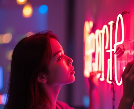 招牌大王設計師林小姐