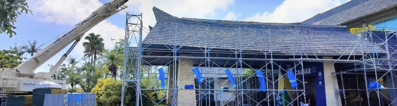 鷹架大王高雄岡山鷹架工程實景