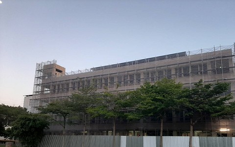 JS鷹架在台中高樓建築工地搭建的堅固鷹架