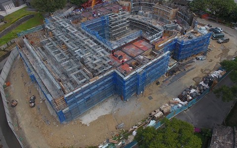 JS鷹架為台中廠房改建工程提供的專業鷹架系統