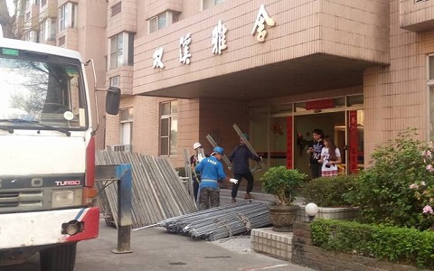 JS鷹架為台中橋樑檢修提供的特殊鷹架結構