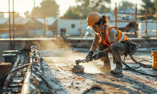 翔太防水團隊在苗栗進行防水工程討論