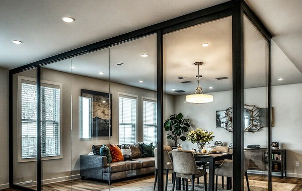 拉門大王台中玻璃衣櫥拉門設計案例